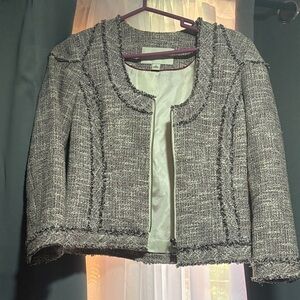 Banana Republic Tweed Cropped Blazer